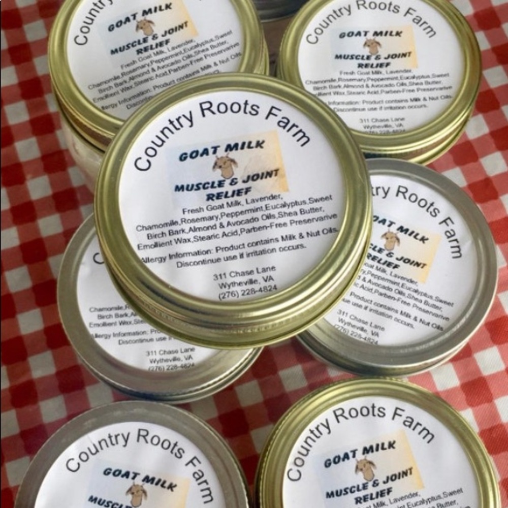 HANDMADE. ACHY GOAT MILK LOTION WITH WHOLE HEMP PLANT OIL